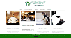 Desktop Screenshot of centroformacionsantabrigida.com